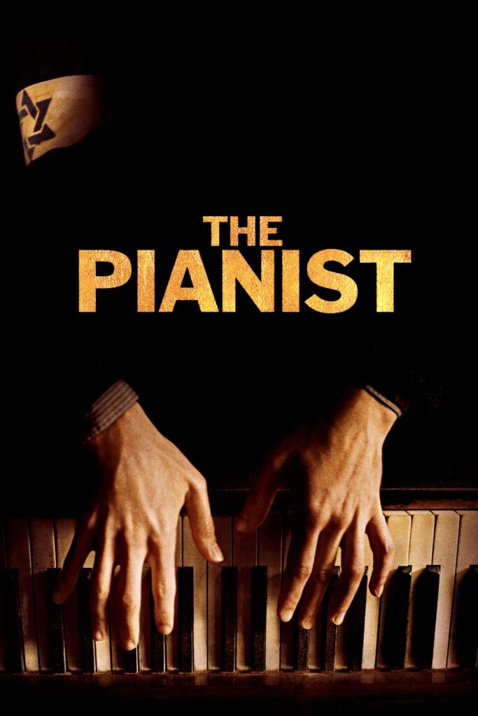 A person playing the piano.